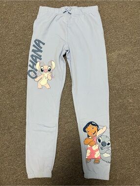 Lilo & Stitch Light Blue Kids sweatpants Joggers 14-16T